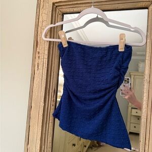 SHEIN Royal Blue Strapless Top